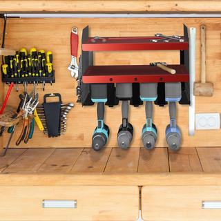 B2X Portautensili da parete per 4 cacciaviti a batteria  
