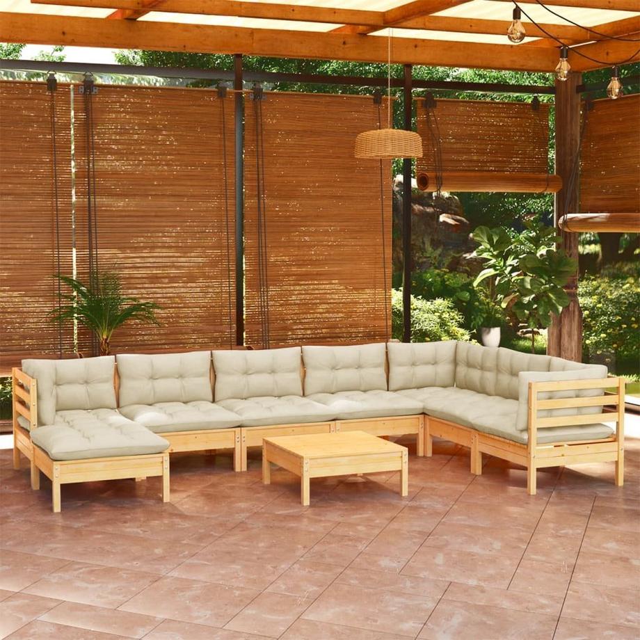 VidaXL Garten-lounge-set kiefernholz  