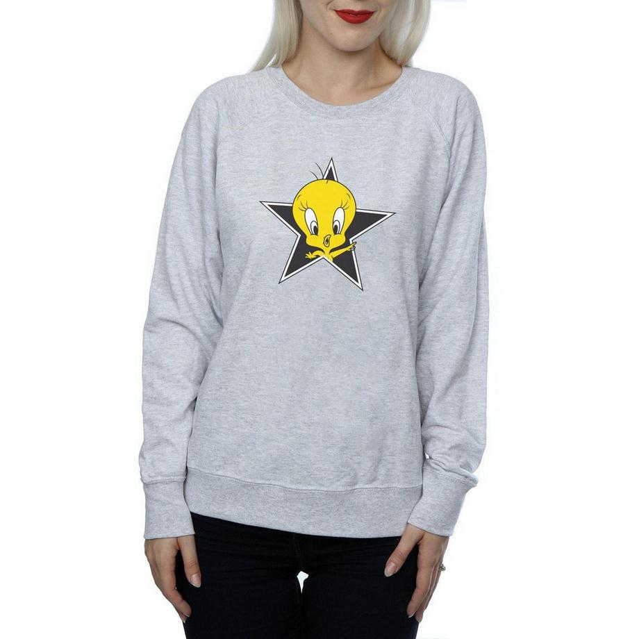 LOONEY TUNES Tweety Pie Star Sweatshirt  