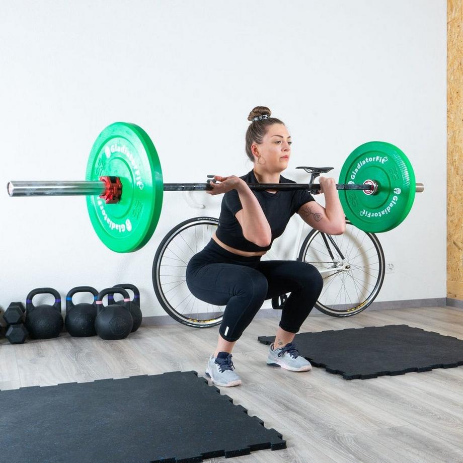 GladiatorFit  Puzzleboden aus hochdichtem Gummi 100x100x2cm GladiatorFit 