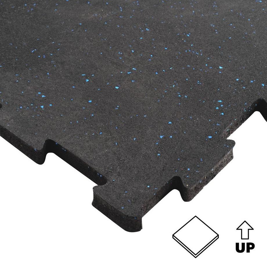 GladiatorFit  Puzzleboden aus hochdichtem Gummi 100x100x2cm GladiatorFit 