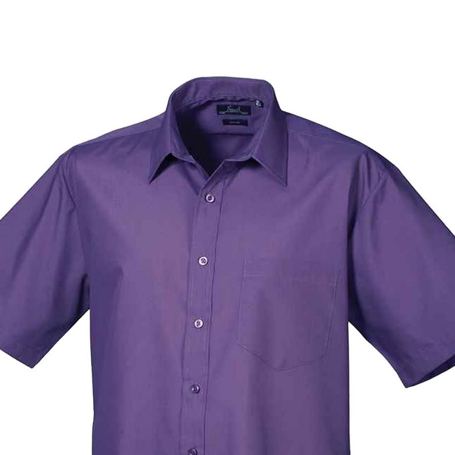 PREMIER Camicia Popeline Maniche Corte  