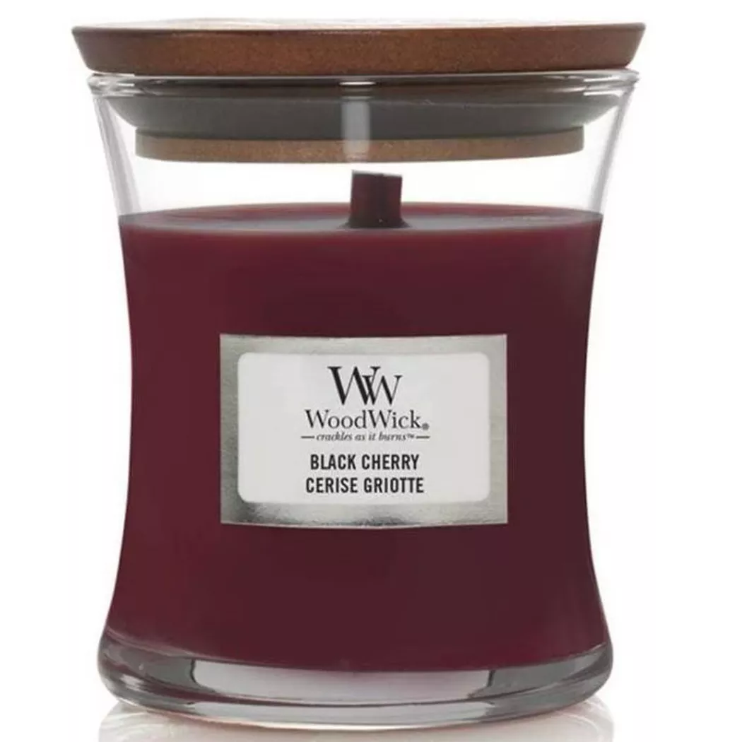 WoodWick -  Duftkerze Black Cherry (275g), 10X11X10CM