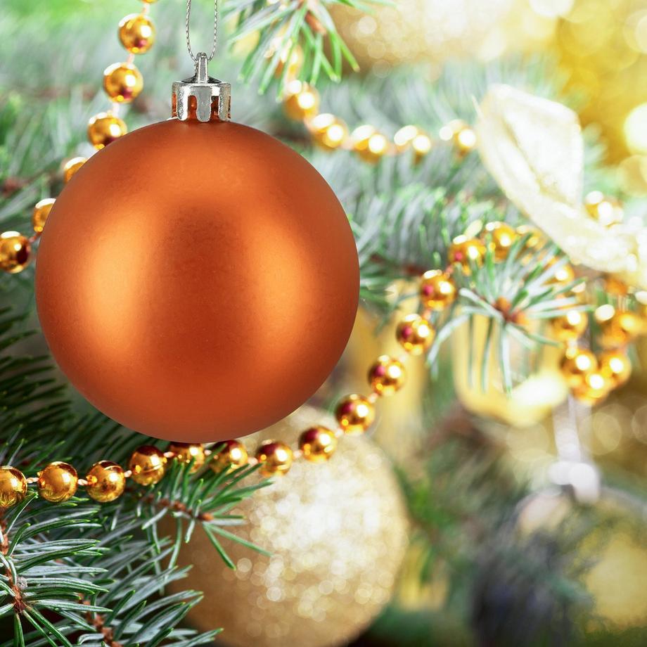 Northix Set di palline di Natale opache, confezione da 50  