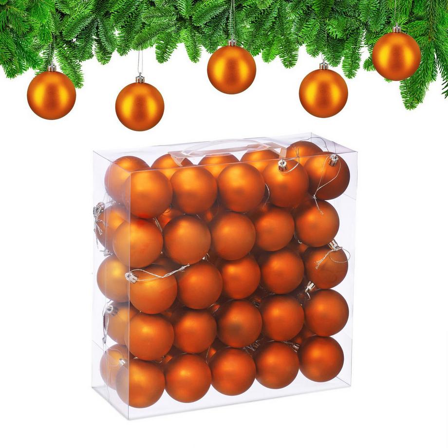 Set di palline di Natale opache, confezione da 50