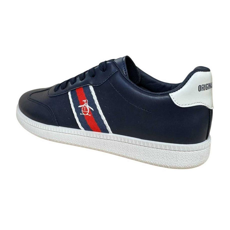 Original Penguin Flache Sneaker mit Streifendetail  