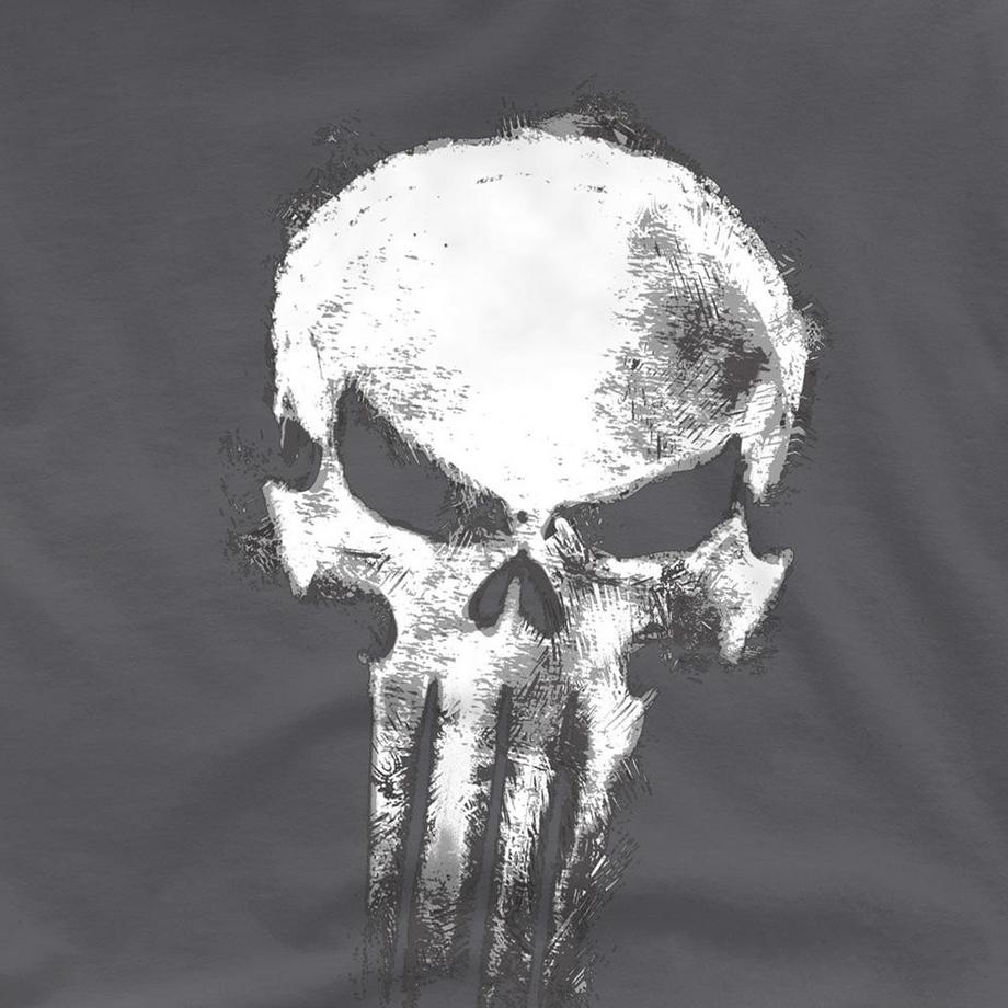 Daredevil  T-ShirtMotif Punisher Motiftyle Crâne Born Again 