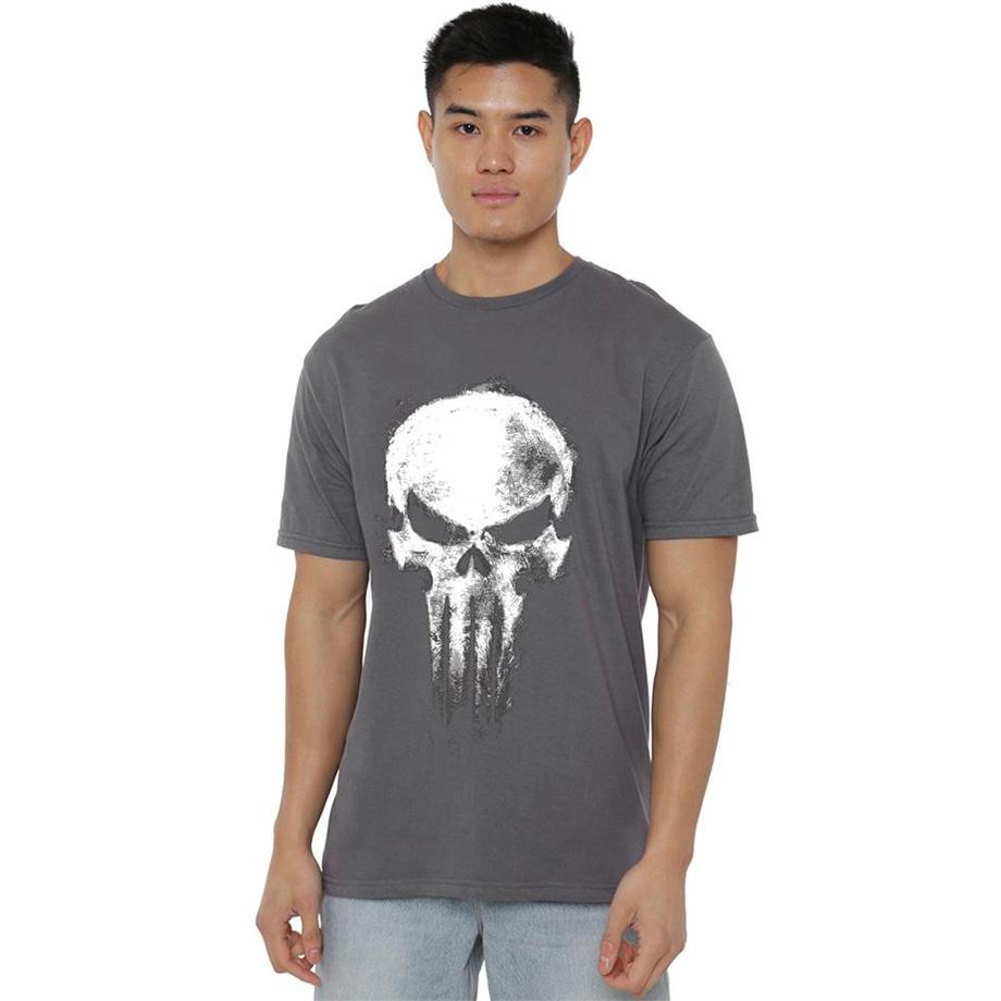 Daredevil  T-ShirtMotif Punisher Motiftyle Crâne Born Again 