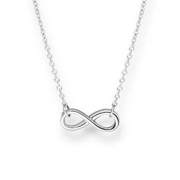 Femme Collier en argent Infinity