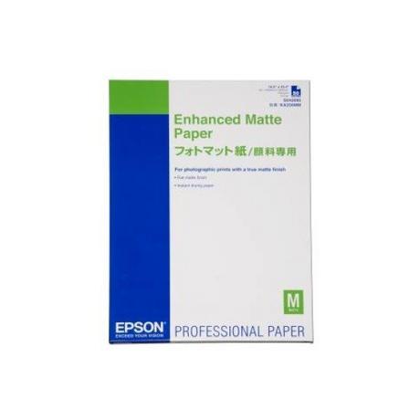 EPSON EPSON Enhanced Matte Paper A2 S042095 Stylus Pro 4000 192g 50 Blatt  