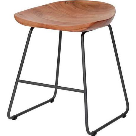 mutoni Tabouret assise en bois Ergo  