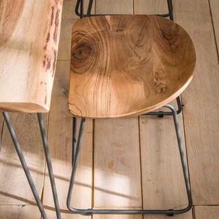 mutoni Tabouret assise en bois Ergo  