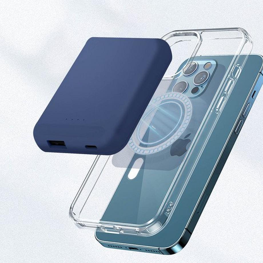 Avizar  Powerbank MagSafe 5000mAh Bleu foncé 