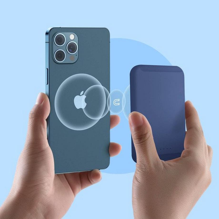 Avizar  Powerbank MagSafe 5000mAh Bleu foncé 