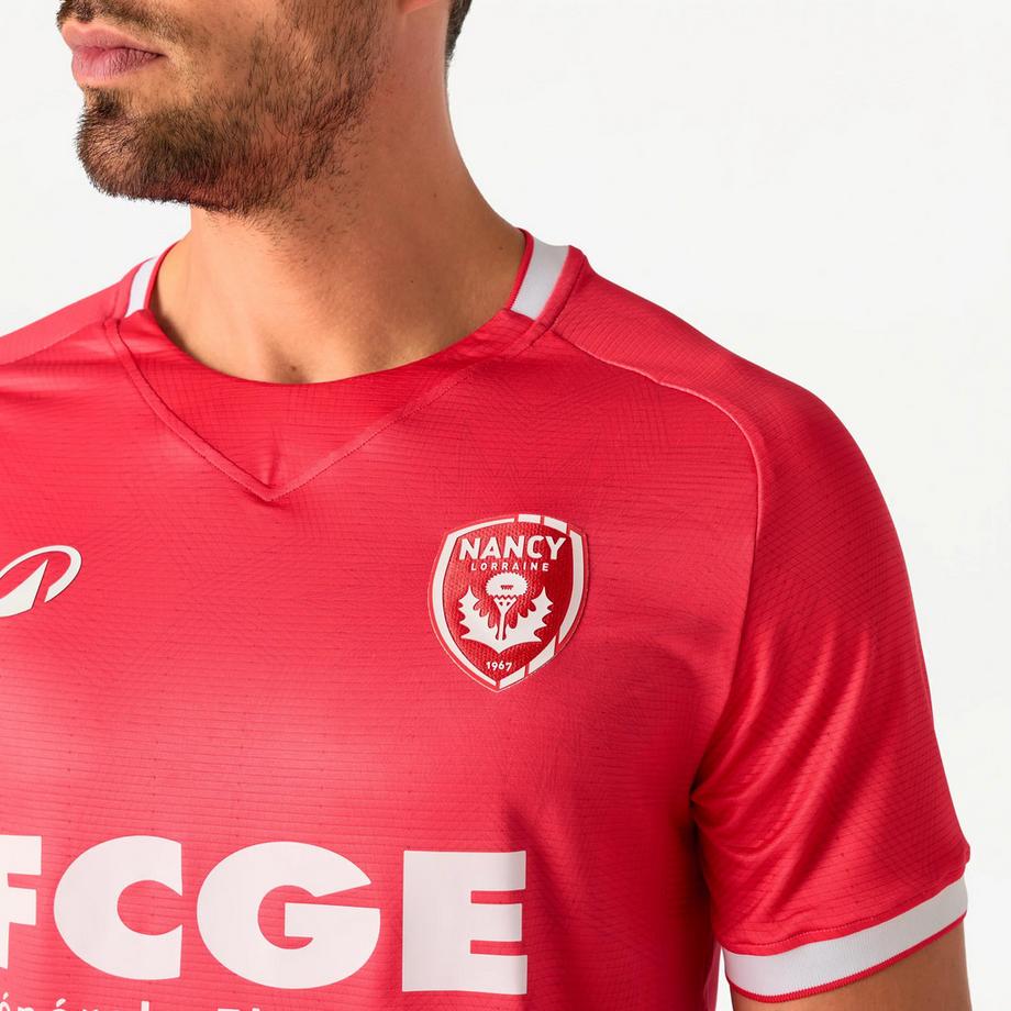 KIPSTA  Offizielles Auswärtstrikot AS Nancy Lorraine Erwachsene Rot Saison 26/27 