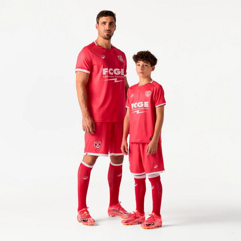 KIPSTA  Offizielles Auswärtstrikot AS Nancy Lorraine Erwachsene Rot Saison 26/27 
