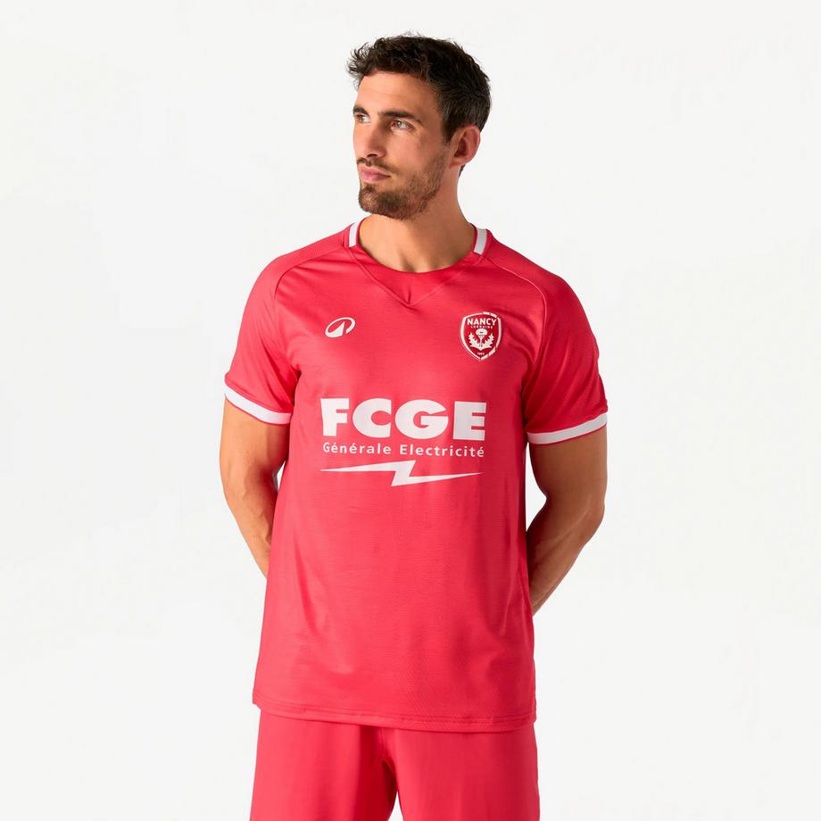 Offizielles Auswärtstrikot AS Nancy Lorraine Erwachsene Rot Saison 26/27
