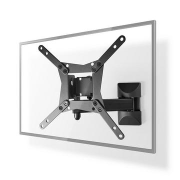 Bracket mural TILT et rotatif TV | 10-32 "| Poids d'écran maximum supporté: 30 kg | Peut être incliné | Rotary | Dritte de paroi minimale: 68 mm |