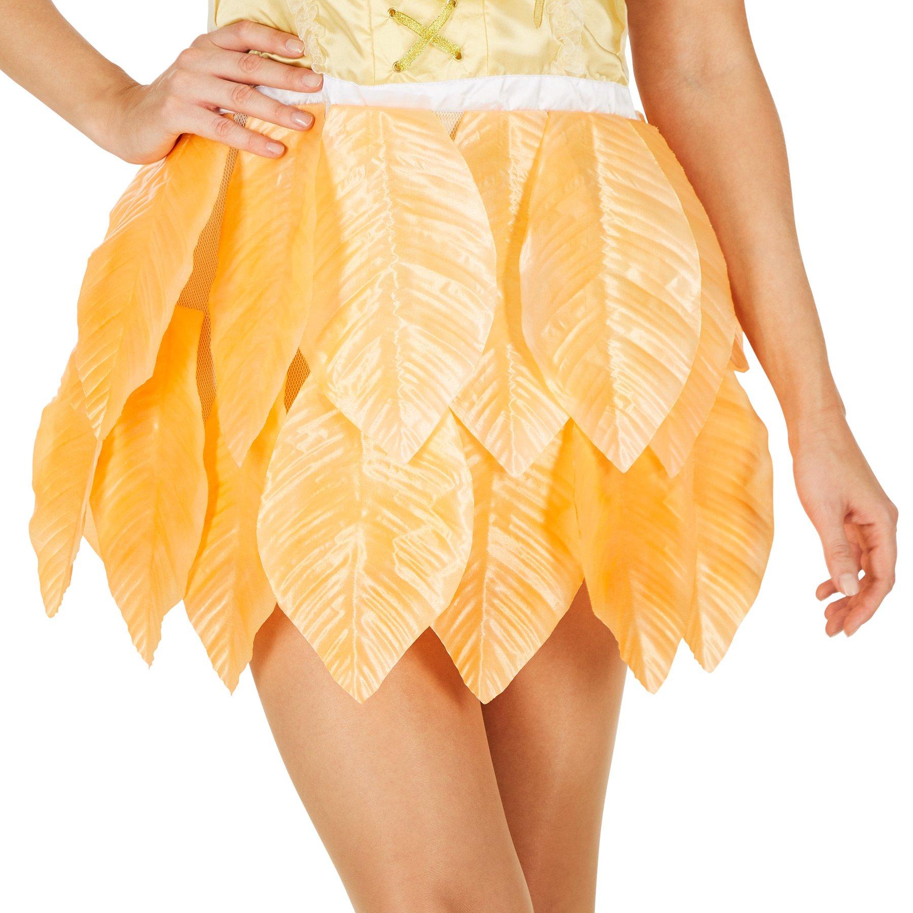 Tectake  Costume da donna - Fata delle foglie Fiore d’oro 