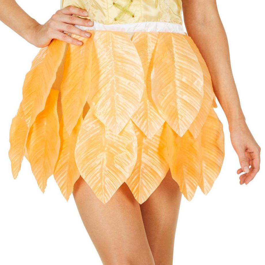 Tectake  Costume da donna - Fata delle foglie Fiore d’oro 