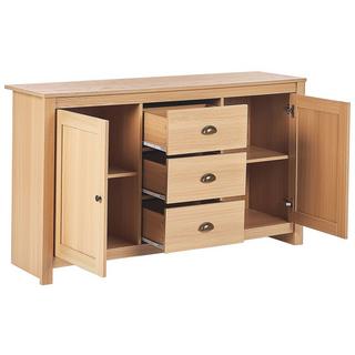 Beliani Sideboard mit 2 Türen aus Faserplatte Retro LANSIN  