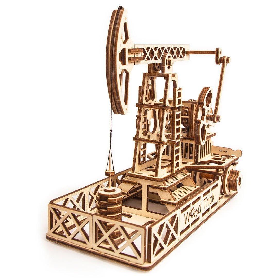 Wood Trick  Ölförderanlage - Ölbohrer - 3D Holzbausatz 