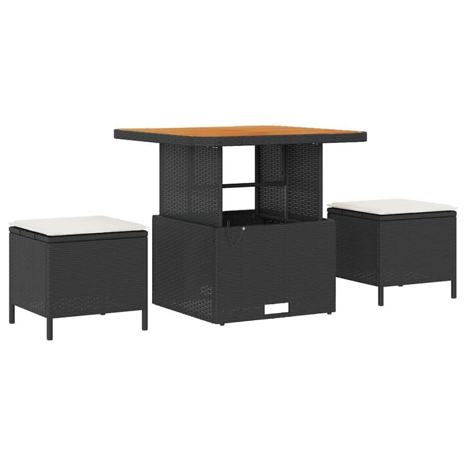 VidaXL Ensemble de canapé de jardin poly rattan  