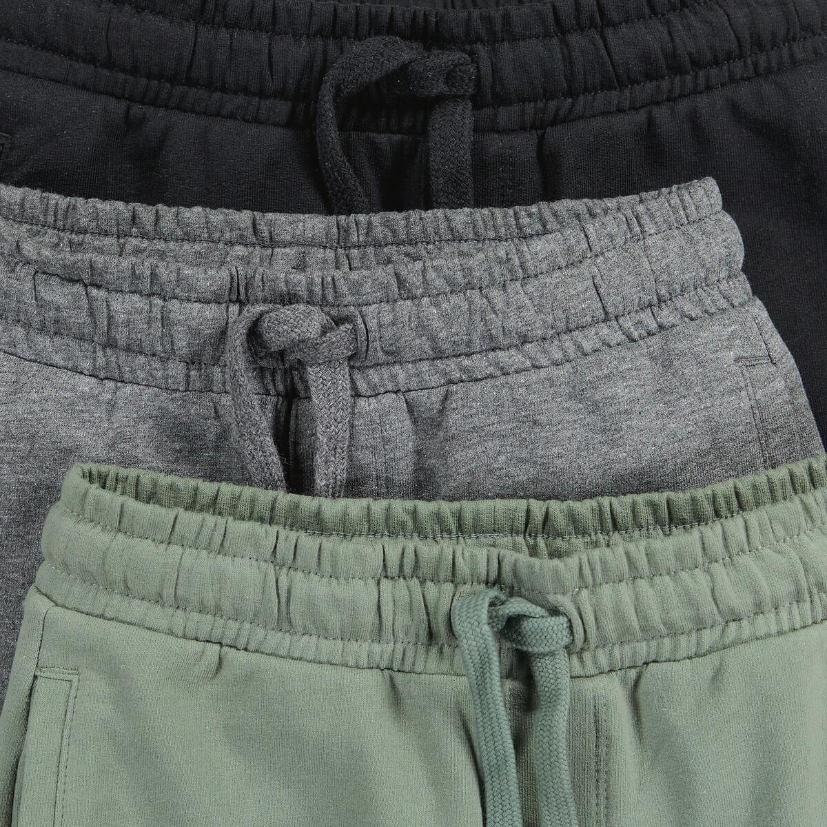 La Redoute Collections  3er-Pack Bermudas aus Sweatware 