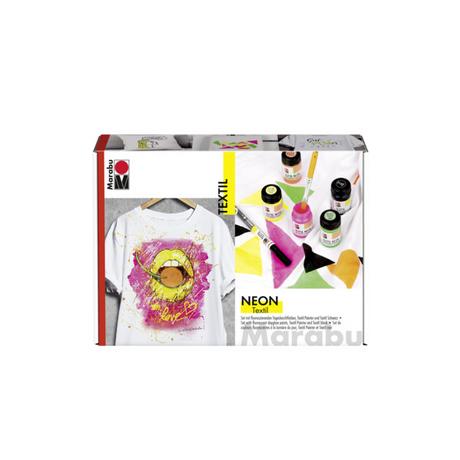Marabu  Marabu 1711000000080 peinture pour loisir Peinture pour textile 15 ml 4 pièce(s) 