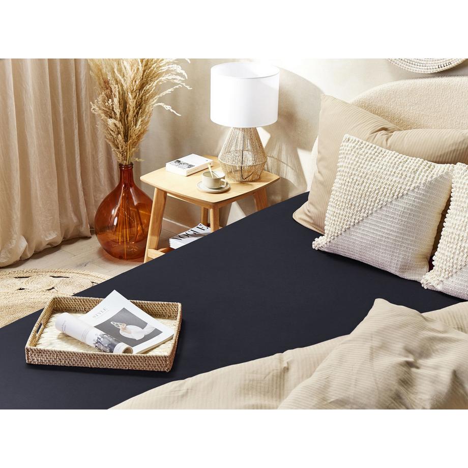 Beliani JANBU Drap Housse en Coton  