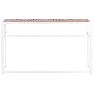 Beliani Gartentisch aus Stahl Modern AVETRANA  