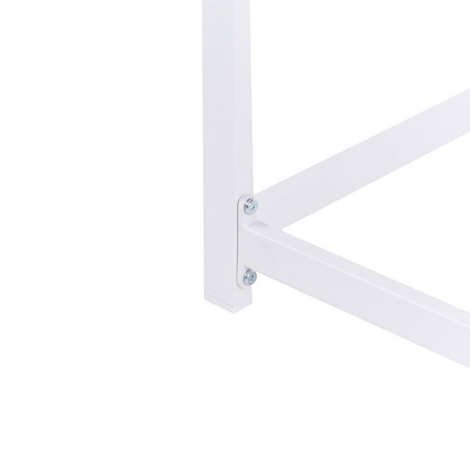 Beliani Garten Bartisch aus Stahl  AVETRANA  