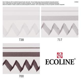 Ecoline  Ecoline Duotip Marker 3 Stück(e) Meißel/feine Spitze Schwarz, Grau, Hellgrau 