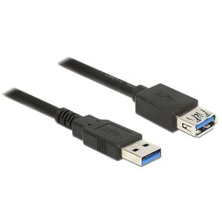 DeLock  85055 USB Kabel 1,5 m USB 3.2 Gen 1 (3.1 Gen 1) USB A Schwarz 