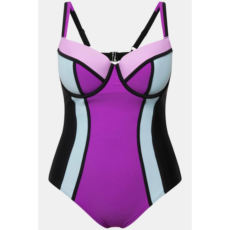 Ulla Popken Costume da bagno Coppe Morbide Ferretto Spalline Regolabili  