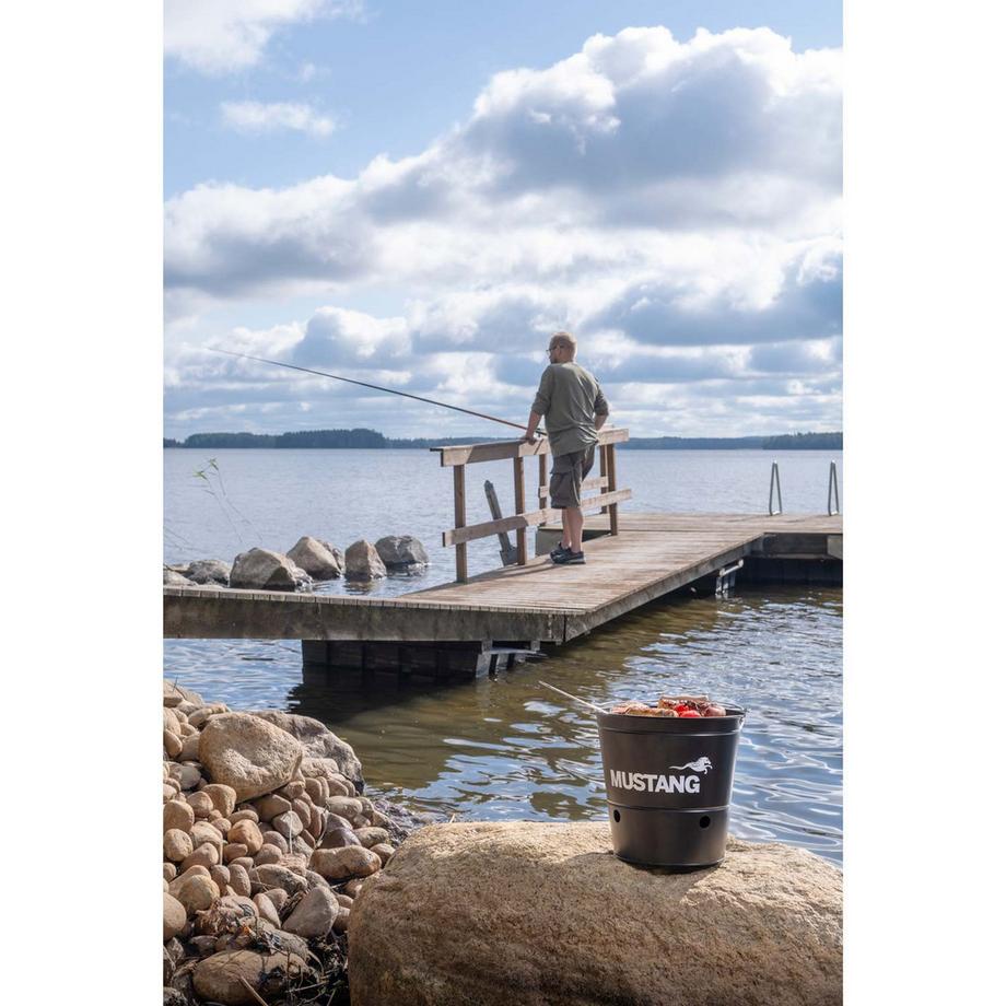 Mustang  Seau de fête pour barbecue au charbon de bois 