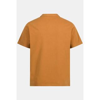 Sthuge  Polo en jersey, manches courtes et col cubain - jusqu'au 8 XL 