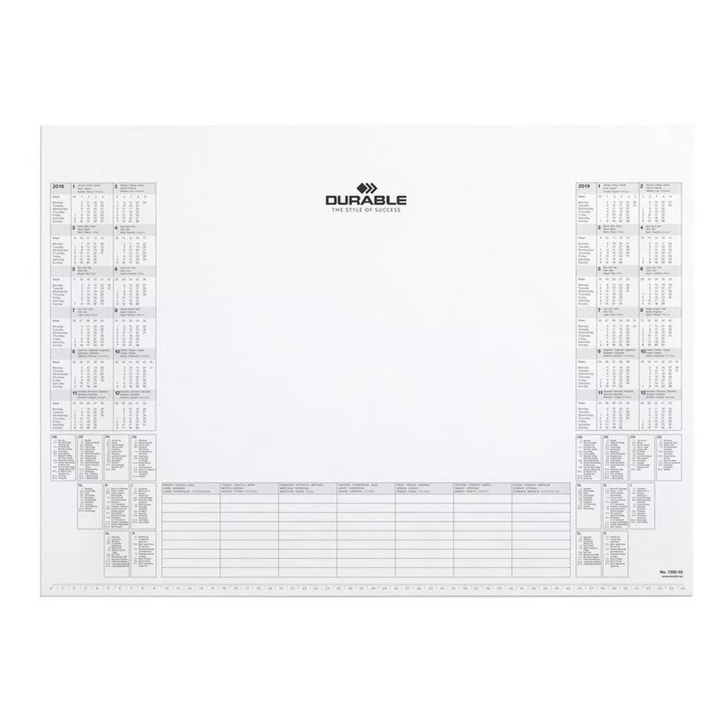 DURABLE RECHARGE SOUS MAIN CALENDRIER