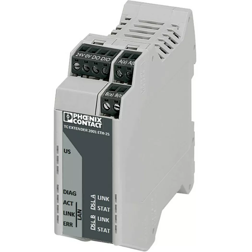 Phoenix Contact 2702409 TC EXTENDER 2001 ETH-2S Industrial Etherne...