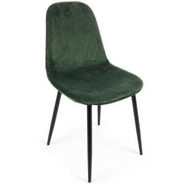 Chaise Irelia Velvet Vert Foncé