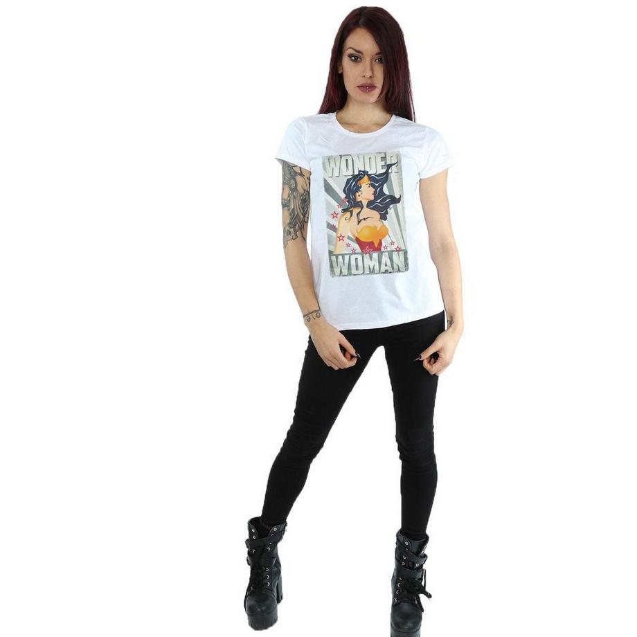 DC COMICS Wonder Woman Poster Print T-Shirt  