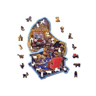 WoodenCity  Gramophone confortable L (250 parties) - Puzzle en bois 