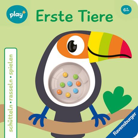Ravensburger Play+ schütteln, rasseln, spielen: Erste Tiere Höck, Maria; Dynamo Limited (Illustrationen) Couverture rigide 