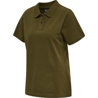 Hummel  stretch-poloshirt für damen red 