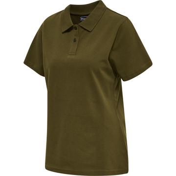 stretch-poloshirt für damen red