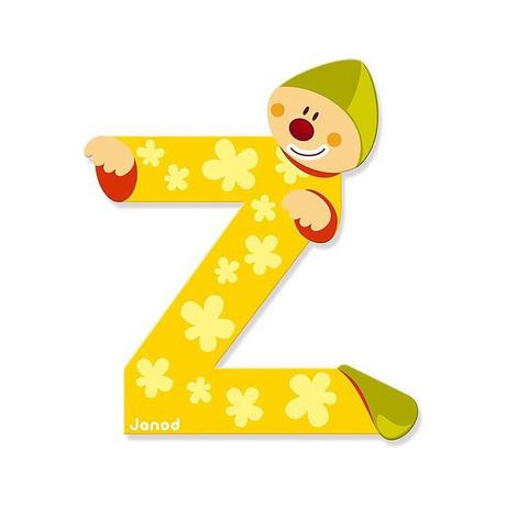 Janod Buchstaben Clown Z  