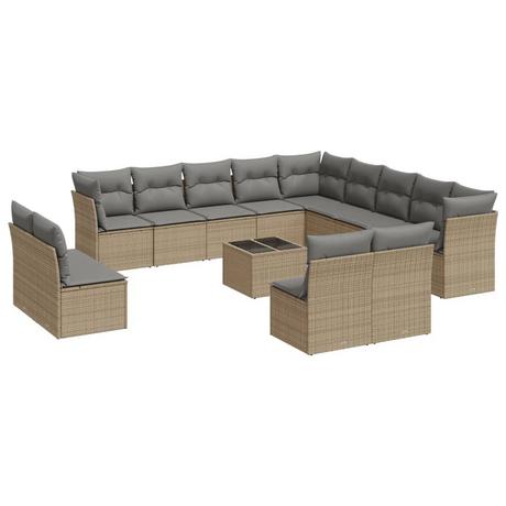 VidaXL Garten sofagarnitur poly-rattan  