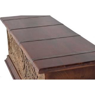 mutoni Coffre mangue marron bicolore 116x40  