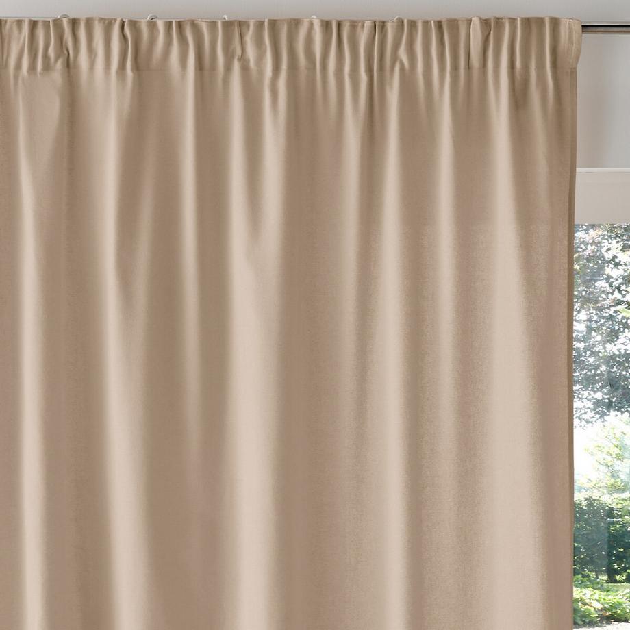 La Redoute Intérieurs  Rideau pur coton galon fronceur 