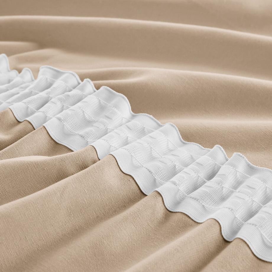 La Redoute Intérieurs  Rideau pur coton galon fronceur 